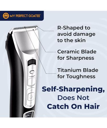 Cordless Trimmer for Beard Body & Head - Sharp Blades Waterproof 36 Lengths 7000 RPM Motor Includes Travel Bag - Buy Online on GoSupps.com