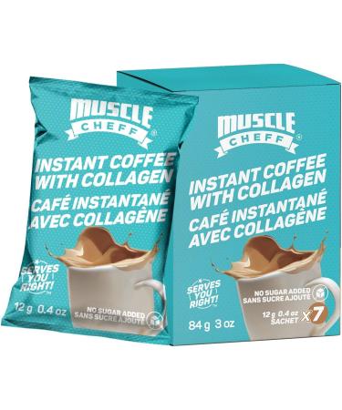Muscle Cheff Instant Coffees (Collagen) - 2 Boxes - Buy Online on GoSupps.com