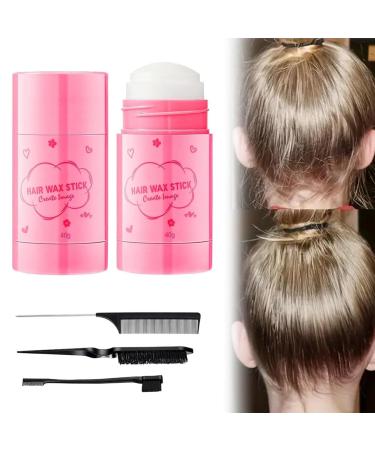 Wax Stick Hair Cire Cheveux Cire Cheveux Femme Stick Cheveux Plaquage Sticks Cire Cheveuxs B ton Cire Pour Perruques Cheveux Non Grasse pour Cheveux Rebelles Bord Frisotti 40 g (Lot de 1)