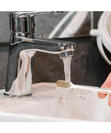 Buy Nolitoy Travel Toothbrush Set - 12 Portable Soft Toothbrushes for Kids & Adults | Wide Brush Head & Clear Handle - International Shipping Available - Buy Online on GoSupps.com