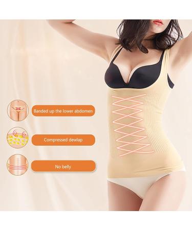 Shop Women's Shapewear Bodice Camisole Top - Black & Beige Body Forming Vest XL-XXL | International Shipping - Buy Online on GoSupps.com