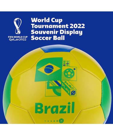 Capelli Sport FIFA World Cup Qatar 2022 Soccer Ball - Officially Licensed Brazil Size 5 - Buy Online on GoSupps.com