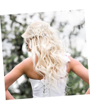 MAGICLULU 1pc Hair Comb Bridal Headpiece Hair Accessories for Prom Hair Accessories for Women Wedding Hair Accessories for Brides Gold Hair Clips Women's Rhinestones Accessories Flower Alloy - Buy Online on GoSupps.com