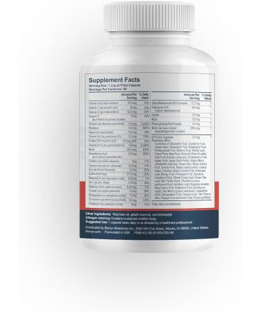 Blonyx Multivit+ Athlete's Multivitamin - Whole Food-Sourced Nutrients, Supports Performance & Muscle Health, 90 Day Supply - Buy Online on GoSupps.com