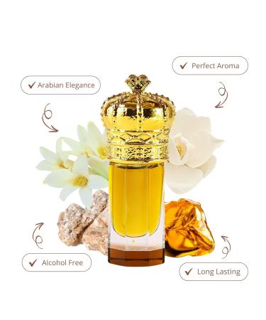 ARABIAN PERFUMES & OILS White Ambre Perfume Oil - Floral Luxurious Fragrance Oil for Men and Women - Travel Size Perfume 0.10 Fl. Oz. - Buy Online on GoSupps.com