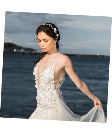 MAGICLULU headgear gajra for hair wedding Fashion manual women's Headband headband hair accessories for bride girl alloy hair accessories teen headpiece Miss - Buy Online on GoSupps.com