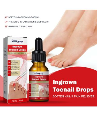 Ingrowth Toenail Correction Treatment Oil Kit - 10ml with Glass Nail File | Ingrown Toenail Drops, Cuticle Nail Oil & Fungal Treatment - Buy Online on GoSupps.com