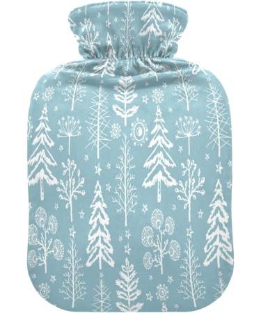 Buy KCL Deci 2L Hot Water Bottle with Christmas Tree Cover - White Snow | Pain Relief & Therapy for Cramps & Cold Feet - Buy Online on GoSupps.com