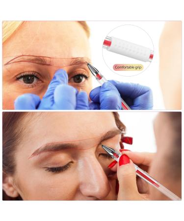 Buy minkissy Eyebrow Mapping Pen | Red Microblading Tool | Precision Makeup for Perfect Eyebrows | 3 Pens + 6 Refills - Buy Online on GoSupps.com