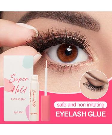 Eyelash Extension Glue - 5ml All Day Wear Eyelash Glue for Cluster Lashes Strong Hold Gentle Cluster Glue Waterproof Lash Glue for Sensitive Eyes Lash Clusters Personal Makeup - Buy Online on GoSupps.com