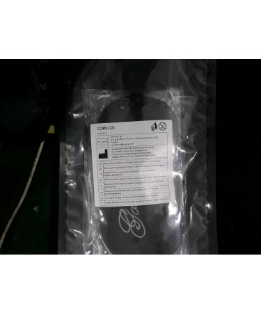 Sleep Mask 2 Pack Pure Silk Eye Masks with Adjustable Strap | Soft Satin Blindfold for Travel Napping & Meditation | Blackout Eye Shade for Men & Women (Black Powder - Buy Online on GoSupps.com