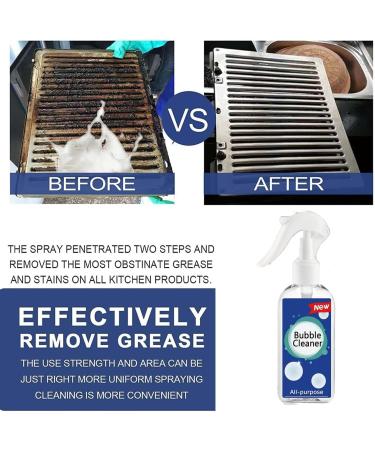 All Purpose Rinse Cleaning Spray Bubble Cleaner Foam Spray Kitchen Cleaner Spray Kitchen Degreaser Spray Foaming Heavy Oil Stain Cleaner Foam Drain Cleaner All Purpose Rinse Free Cleaning Spray (1Pcs) - Buy Online on GoSupps.com