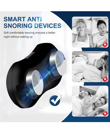 Smart Anti Snoring Device - Comfortable & Effective Solution for Better Sleep (Black) - Buy Online on GoSupps.com