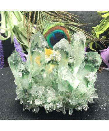 Natural Crystal Rough Natural Crystal Rough Natural Green Ghost Phantom Quartz Crystal Cluster Rock Stones and Crystals ReikiSpecimen Home DecoStone (Color : 800-850g) - Buy Online on GoSupps.com