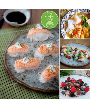 The Konjac Shop Konjac Buttons 200g Gluten Free Low in calories and carbohydrates Pack of 5 - Buy Online on GoSupps.com