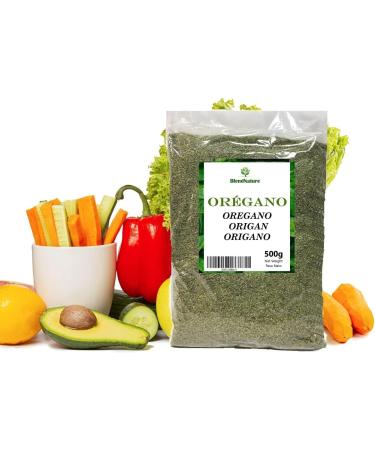 500g Loose Oregano Leaves - 100% Natural and Vegan - Ideal for Pasta Pizzas and for Flavoring Meats - Gift Measuring Spoon - Buy Online on GoSupps.com