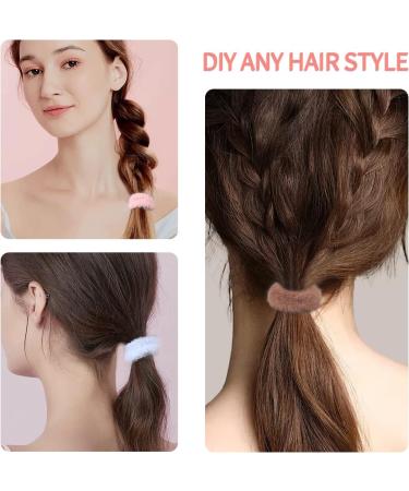 Rlanos Ponytail Elastics Small Hair Ties Rubber Bands Styles Scrunchie Fashion Hair Rubber for Girl's and Women's (Multicolor) Each color (Fluffy Fur Elastic Bands (12)) - Buy Online on GoSupps.com