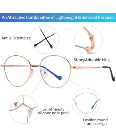 Joopin Polarized Al-Mg Metal Frame Sunglasses for Men and Women - Rose Gold - Buy Online on GoSupps.com