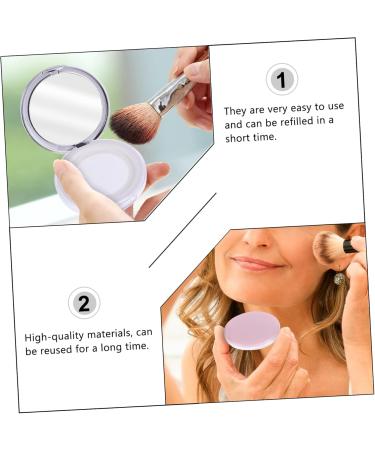 CANIGHT 2pcs Dispensing Empty Toner Makeup Powder Puff Cosmetic Powder Jar Powder Compact Network - Buy Online on GoSupps.com