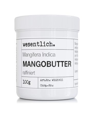 Mango butter 100g - 100% pure care or perfect base for high-quality care products from wesentlich. - Buy Online on GoSupps.com