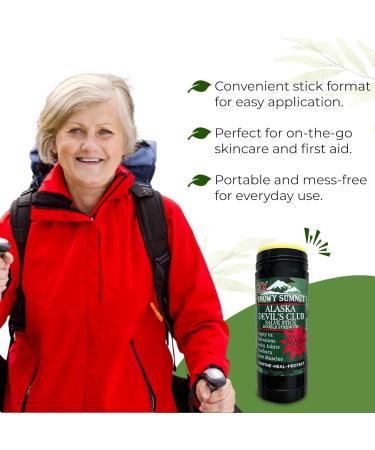 Devil's Club 2X Salve Stick | All-Natural Herbal Muscle Rub | Handcrafted Mess-Free & Portable Schmerzsalbe - Buy Online on GoSupps.com