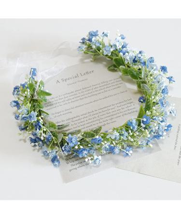 Dazzling Flower Crown Halo for Women Girls - Bridal Eucalyptus Wedding Headband - Buy Online on GoSupps.com