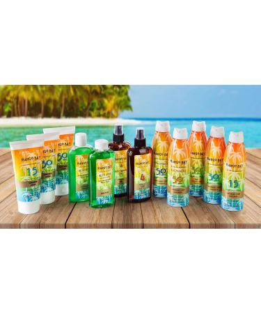 Mango Bay Reef Friendly Sunscreen SPF 15 | Vegan Broad Spectrum UVA/UVB Spray | Water Resistant | Paraben & Paba-Free | 6fl Oz - Buy Online on GoSupps.com