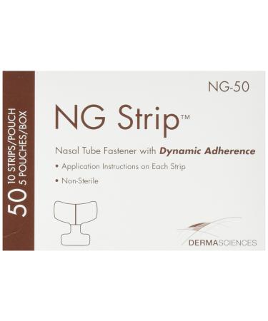Derma Sciences NG50 Nasal Tube Fastener Adult (Pack of 50)
