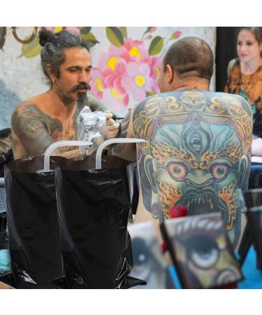 100PCS Tattoo Wash Bottle Bags | Thicken Disposable Squeeze Bags (Black) - WeeGeeks - Buy Online on GoSupps.com