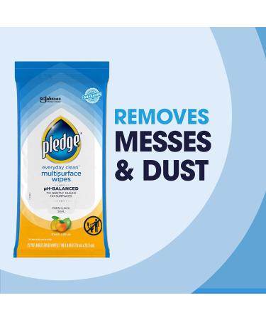 Buy Pledge Everyday Clean Multisurface Wipes - Fresh Citrus 25 Wipes 3 ct | International Shipping Available - Buy Online on GoSupps.com