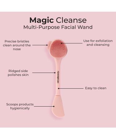 MCoBeauty Magic Cleanse Multi-Purpose Facial Wand | Deep Exfoliation & Precise Bristles for Smooth Skin - Shop Internationally - Buy Online on GoSupps.com