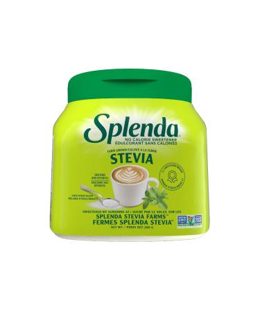 SPLENDA Stevia No Calorie Sweetener Plant Based Sugar Substitute Granulated Powder 9.8 oz Jar