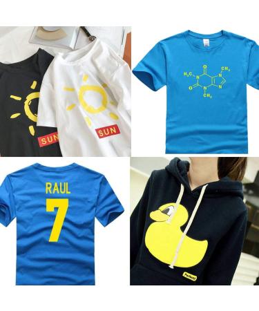 Guangyintong Yellow HTV Vinyl Roll for T-Shirts 12x8ft - Easy to Cut & Weed, Glossy Surface - Iron-On Heat Transfer Vinyl (Yellow K3) - Buy Online on GoSupps.com