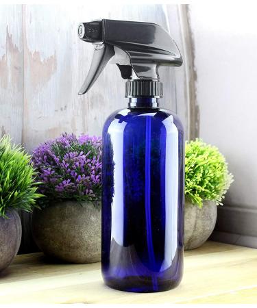 16oz Cobalt Blue Plastic Spray Bottles (6-Pack) with Heavy Duty Sprayers and Chalkboard Labels - BPA-Free PET, Ideal for Aromatherapy, DIY Cleaning, Kitchen, Hair - 16oz - Buy Online on GoSupps.com
