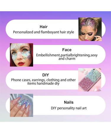 Shop Mermaid Body Glitter Gel - Holographic Shimmer for Face Hair & Body | Perfect for Parties & Festivals - International Shipping Available - Buy Online on GoSupps.com
