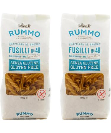 Gluten Free Pasta Bundle with Rummo Fusilli No.48 400g x2 (Pack of 2) - Buy Online on GoSupps.com