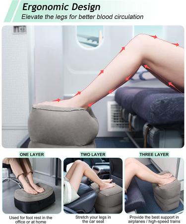 Kids Airplane Footrest Seat Cover Foot Leg Rest Airplane Travel