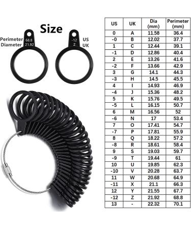 Inmarces Ring Sizer Measuring Tool Kit with Mandrel, Circle Models, Hammer, and Polishing Tools for Jewelry Making - Buy Online on GoSupps.com