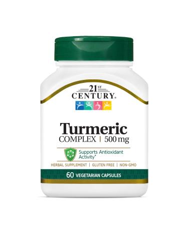 21st Century Turmeric Complex 500 mg 60 Vegetarian Capsules