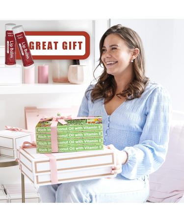 20 Pack Natural Lip Balm Bulk with Vitamin E and Coconut Oil Valentine's Best Choice - Moisturizing Soothing and Repairing Dry and Chapped Lips - 10 Flavors - Non-GMO 1 Count (Pack of 20) - Buy Online on GoSupps.com