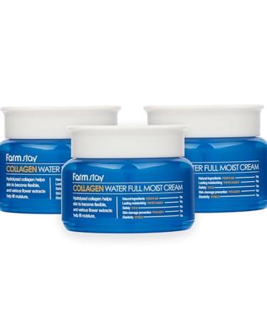FARMSTAY Collagen Water Full Moist Cream - Nourishing Face Cream with Collagen - Targets Fine Lines and Wrinkles - Locks In Moisture - 3.5 oz 3.5 Fl Oz (Pack of 1) - Buy Online on GoSupps.com