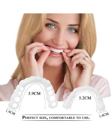Fikujap Sticker for Perfect Smile | Comfortable False Teeth - High & Low Snap-On Cosmetics - Buy Online on GoSupps.com
