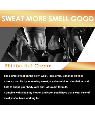 Hot Cream Sweat Workout Enhancer Gel - Fat Burning & Firming Body Lotion for All Skin Types - 3.5 oz | Boost Weight Loss & Reduce Cellulite - Buy Online on GoSupps.com