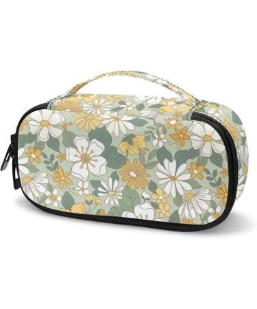 TODIYADDU Yellow Daisy Medicine Travel Cooler - Insulated Diabetic Pouch with Zipper for Daily & Travel Use - Buy Online on GoSupps.com