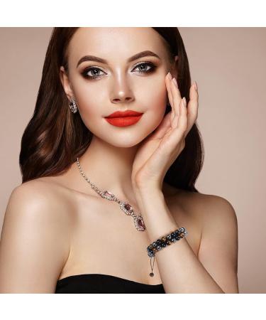 Buy 2 Pieces Tiger Eye & Obsidian Stone Bracelets | Lava Stone Essential Oil Diffuser Bracelets International Shipping - Buy Online on GoSupps.com