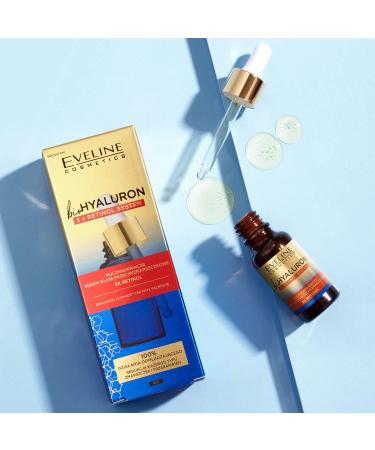 Eveline Cosmetics BioHyaluron 3 x Retinol Multi-Repair Serum Strongly Anti-Wrinkle 18 ml - Buy Online on GoSupps.com