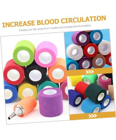 12 Rolls Non-Woven Sports Tape - Athletic Wrist & Leg Wraps for Muscle Support | Fitness Tape for Optimal Performance - Buy Online on GoSupps.com