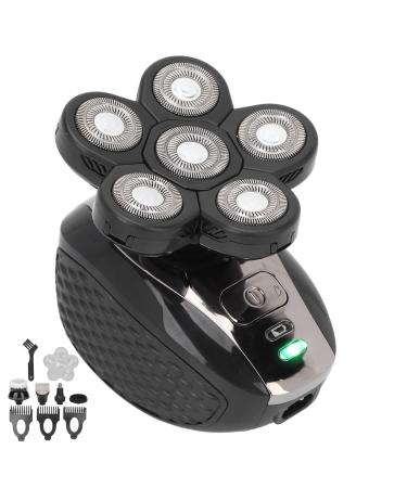 Head Shaver Smooth Surface 5 in 1 Heads Grooming Kit USB Charging Cleaning Brush for Home Use