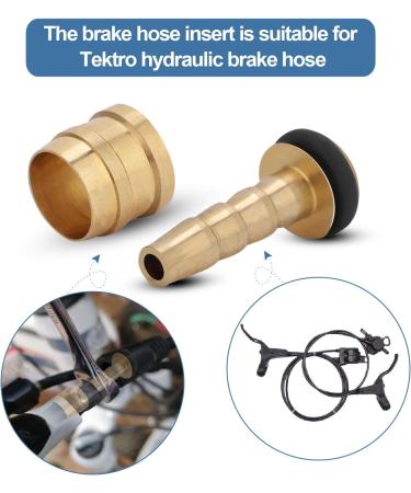 10 Set Tektro Hydraulic Brake Hose Olive Insert Replacement Kit - Buy Online on GoSupps.com