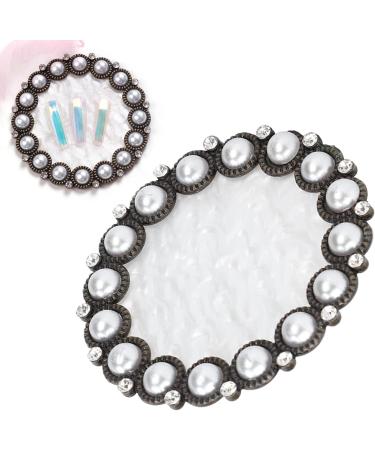 Nail Display Board Nail Art Display Board Acrylic Nails Polish Display Boards Cosmetic Nail Mixing Palette Color Mixing Nail Art Tips Display Plate (Copper white background) - Buy Online on GoSupps.com